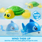 JOYIN Bath Fishing Toy Set for Toddlers - Magnetic Toy with Fishing Rod, Spinning Octopus and Starfish, Wind-up Shark and Turtle - Sensory Development