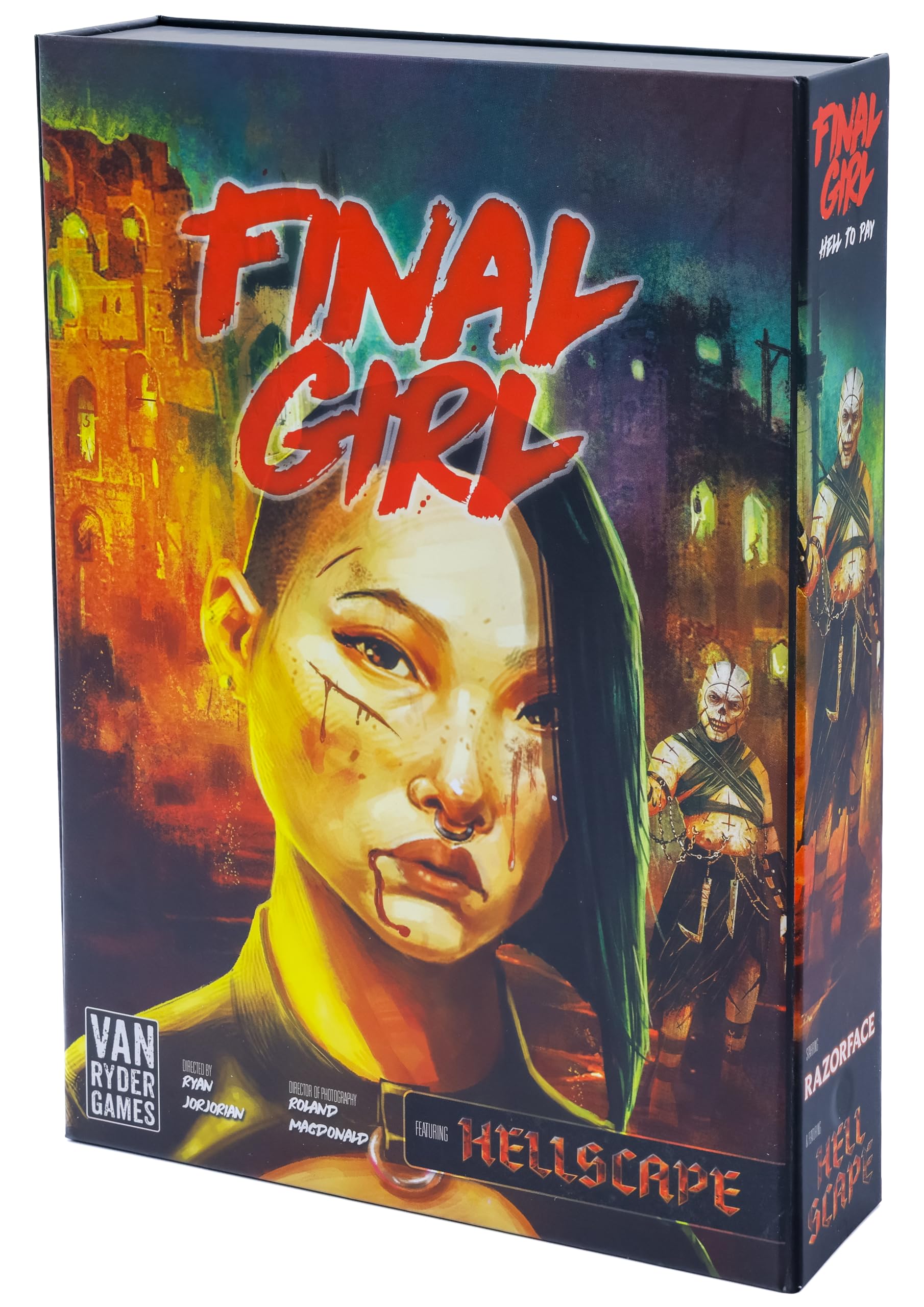 Van Ryder Games - Horror Board Game - Final Girl - Hell to Pay - Feature Film Box - Core Box Required - 1 Player - 20-60 Minutes Gameplay - Teens