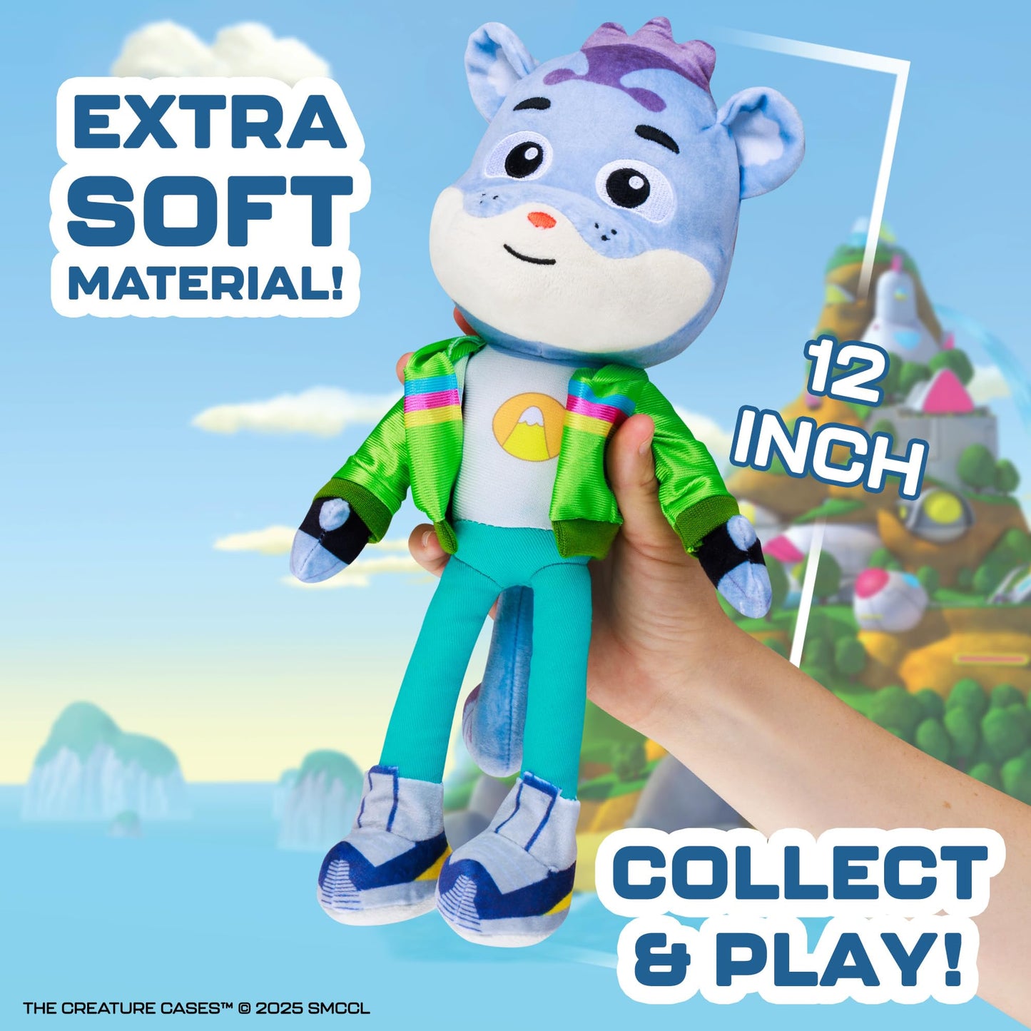 P.M.I. The Creature Cases 12-Inch Huggable Plush - Kit Casey Soft Cuddle Toy with Embroidered Details, Premium Fabric, and Collectible Design by PMI
