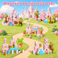 Magnetic Blocks, 48PCS Magnetic Building Cube Set for Kids Ages 3+, Constructions STEM Stacking Tiles Toy Building Birthday Gifts for Girls