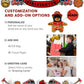 DolliBu Black Bear Firefighter Stuffed Animal with Name Personalization - Super Soft Bear with Red Fireman Costume Outfit and Fireman Hat, Cute Fire
