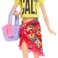 Barbie Glam Vacation Doll, Pink Polka Dot