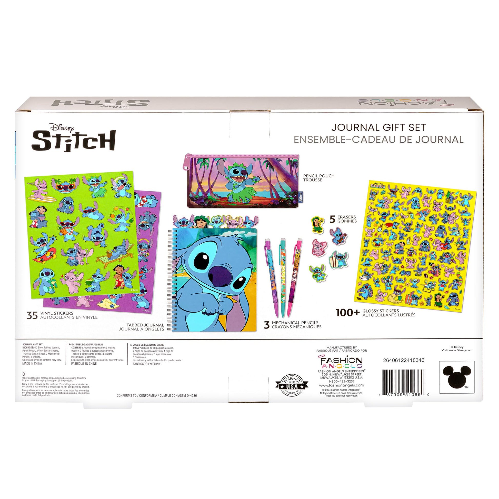 Fashion Angels Disney Stitch Deluxe Journal Gift Set