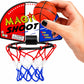 ArtCreativity Mini Basketball Game (12 Sets) Each Set Includes 1 Mini Ball, 1 Back Board Net, & Mounting Tape, Indoor Basketball Hoop for Kids
