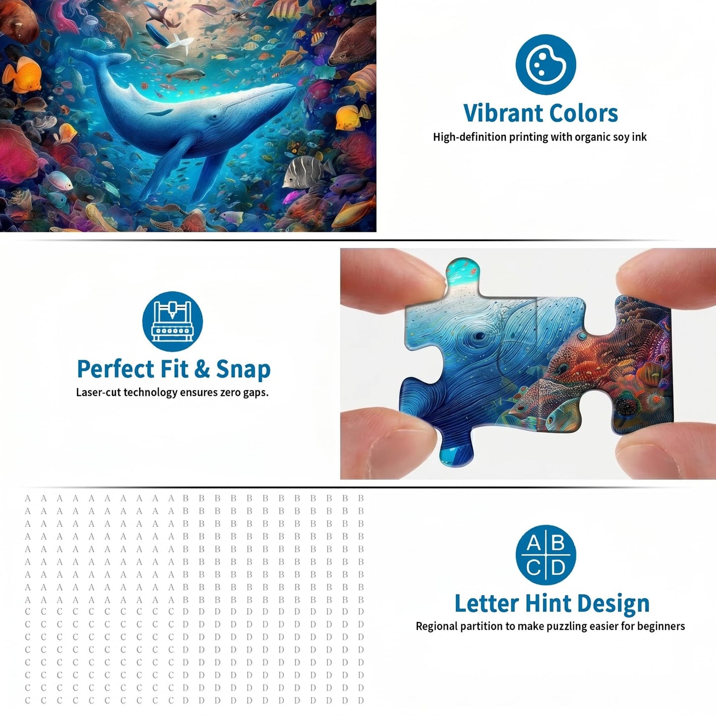 1000 Piece Puzzle for Adults, Guardian of the Ocean Jigsaw Puzzle for Adults, Embossed Texture, Premium Matte Finish, Fun and Challenging for Ocean