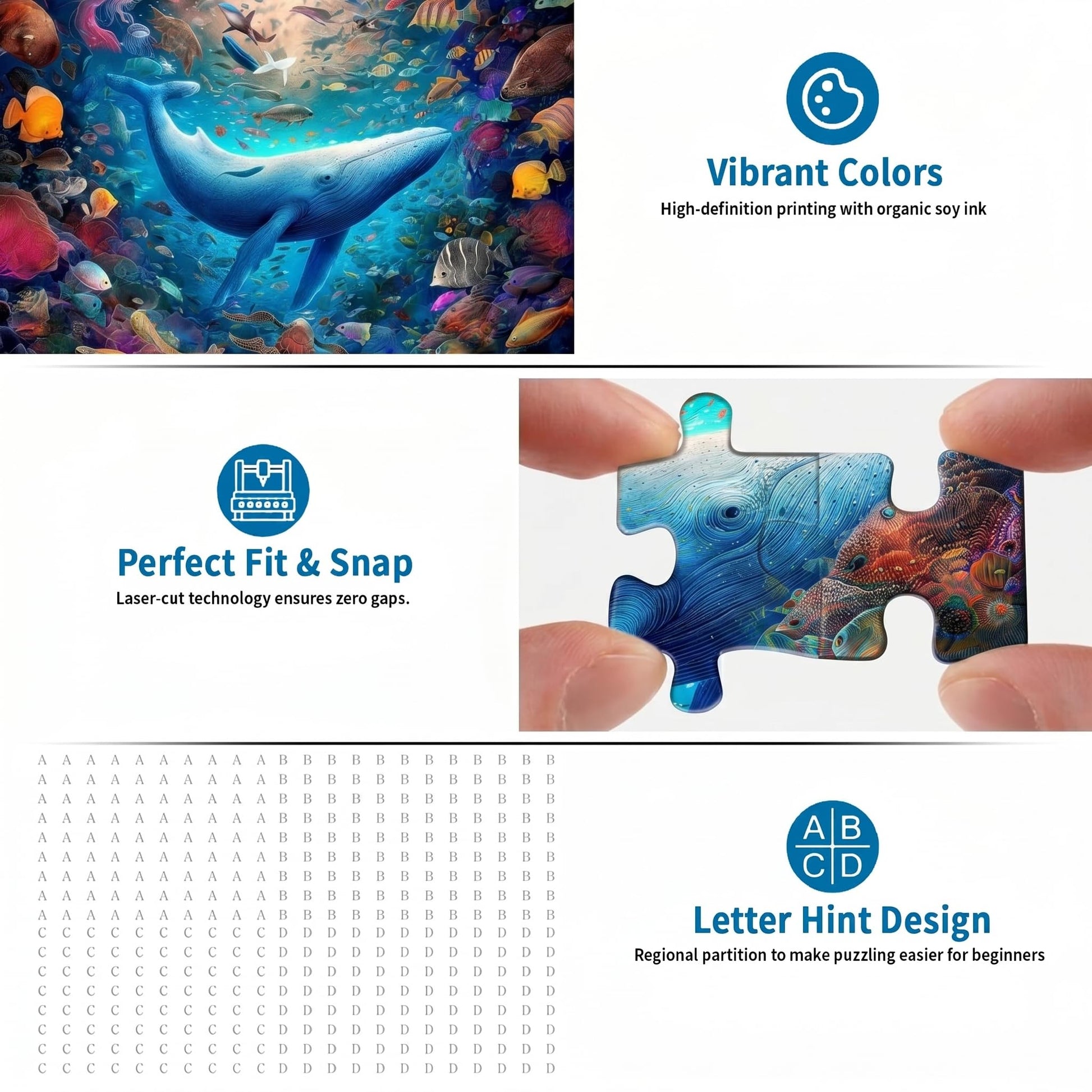 1000 Piece Puzzle for Adults, Guardian of the Ocean Jigsaw Puzzle for Adults, Embossed Texture, Premium Matte Finish, Fun and Challenging for Ocean