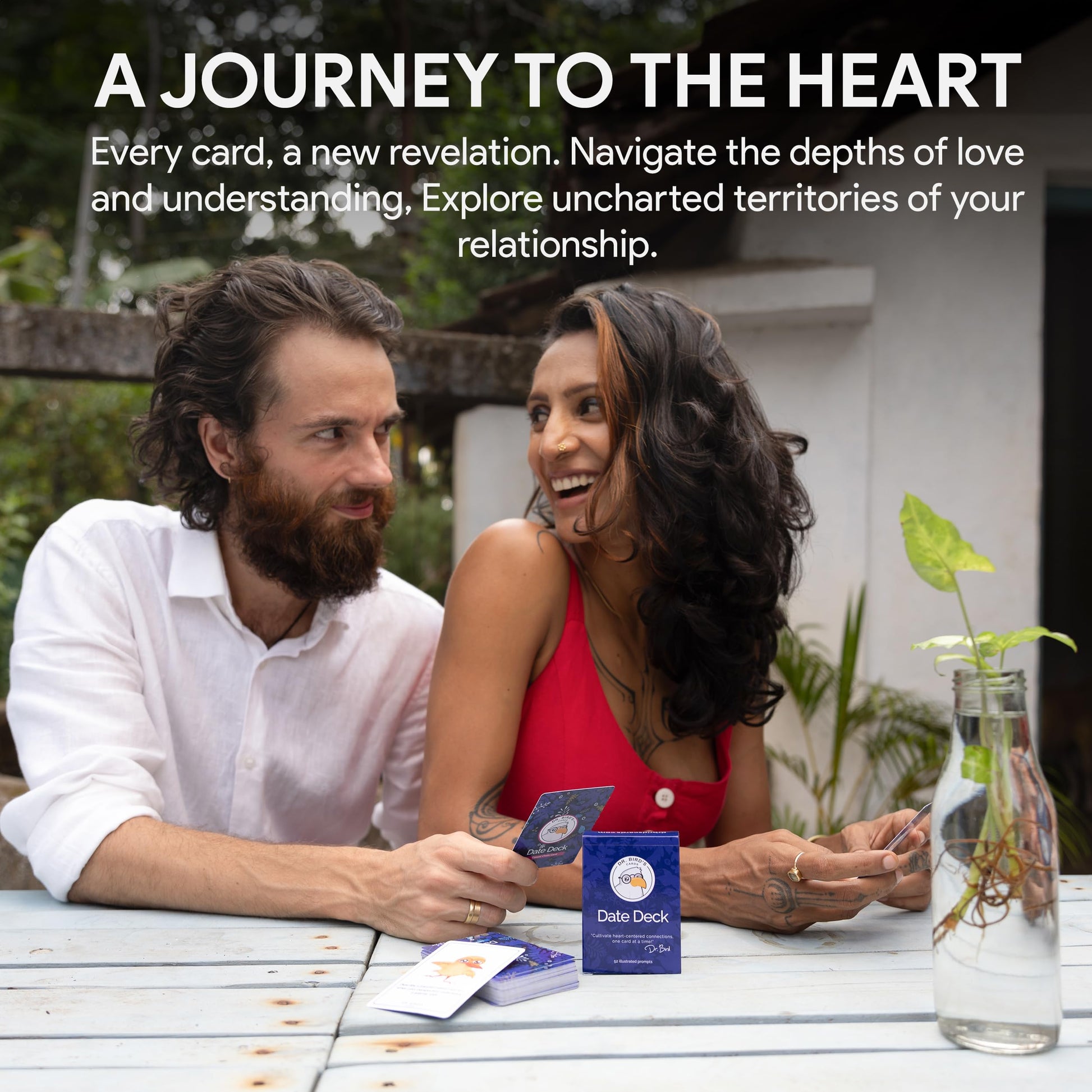Dr. Bird's Date Deck - Authentic Relating for Couples - Perfect, Bridal Showers - Build Genuine Connections - Wholesome, Pro-Family, Faith-Based