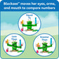 hand2mind Numberblocks Blockzee Balance Activity Set, 61 MathLink Cubes, Balance Scale, Educational Math Manipulatives, Numbers for Toddlers
