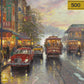Thomas Kinkade Gold City by the Bay - 500 Piece Puzzle for Adults