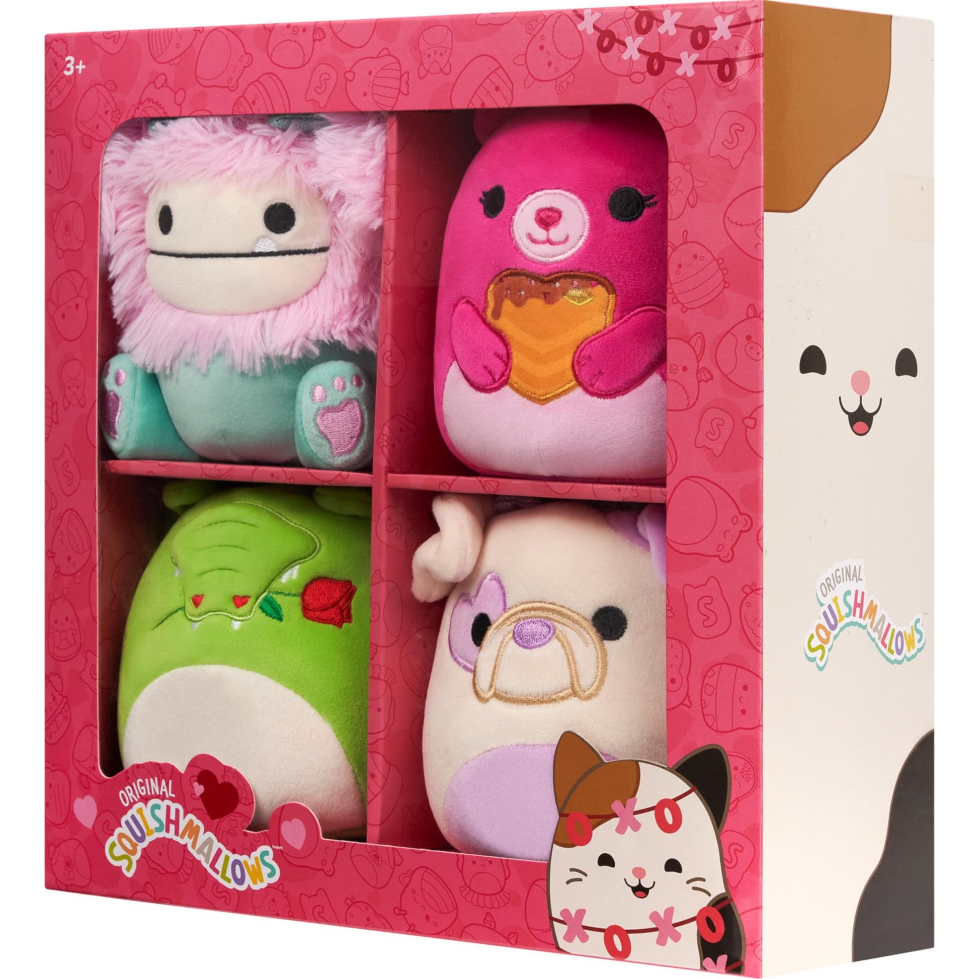 Squishmallows Original 4-Pack - Official Jazwares Plush Box Set (Little)