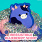Original Squishmallows Scented Slime Jar, Blueberry, Ingrid the Cow