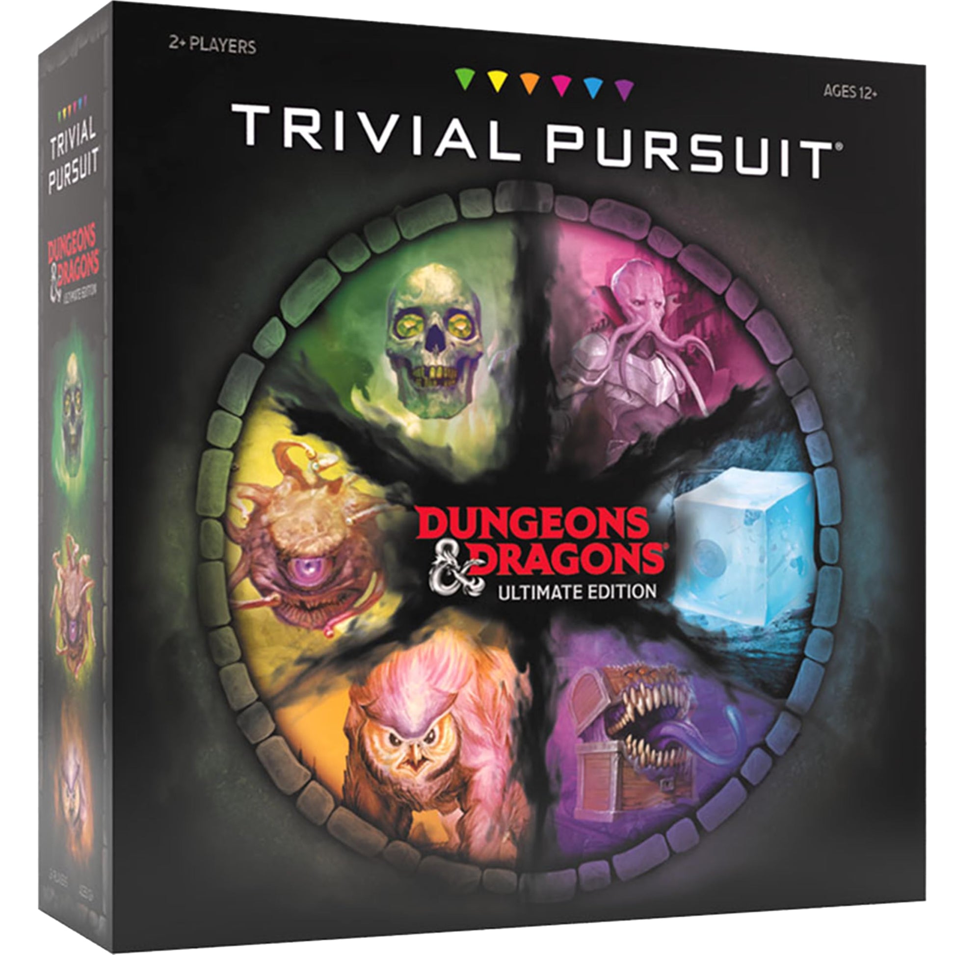 Trivial Pursuit: Dungeons & Dragons Ultimate Edition | Collectible Trivia Board Game Featuring 6 Monster Movers and 1800 Questions Across 6 Categories