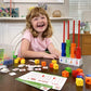 Kids First Math: Stacking Block Abacus Math Kit w/Activity Cards | Develop Skills in Counting, Sorting, Subtraction, Addition & More | Visual Hands-on