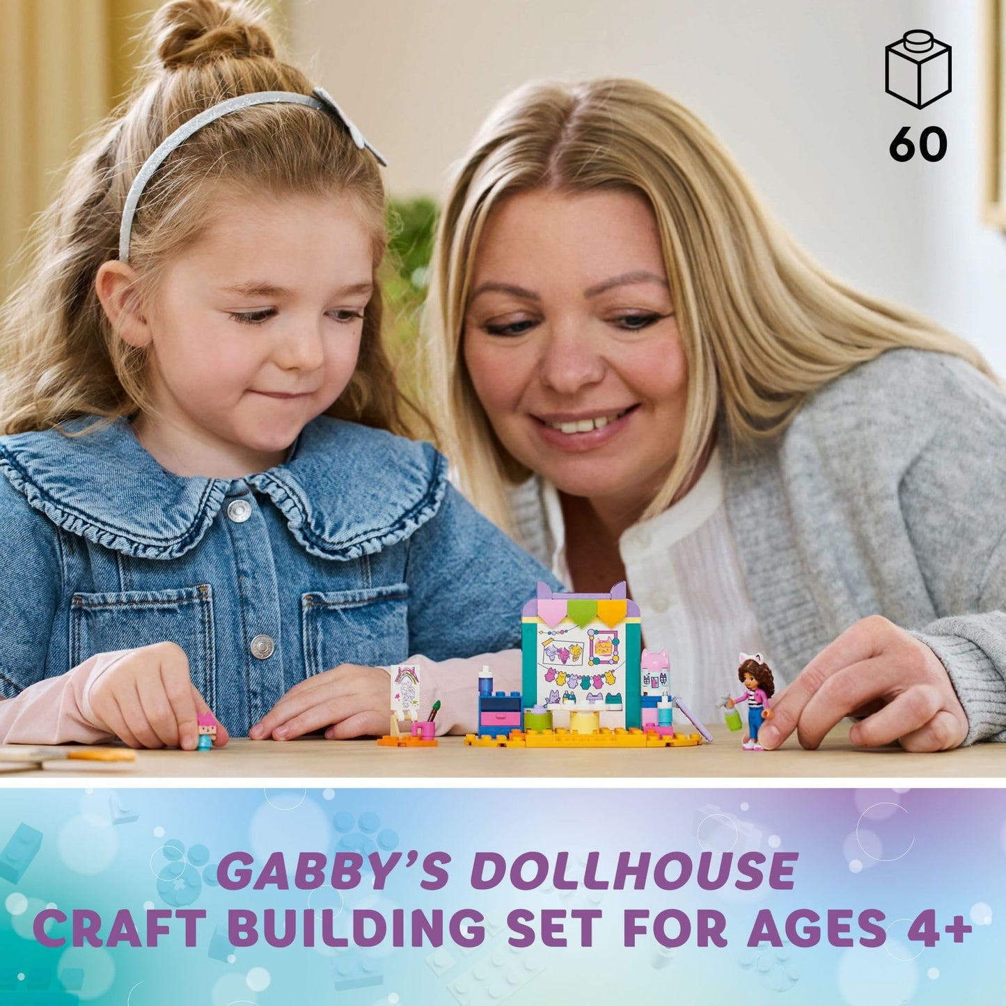 LEGO Gabby's Dollhouse Crafting with Baby Box Building Toys - Pretend Play Toy Figures & Playset for Kids, Girls & Boys, Ages 4+ - Birthday Gift -