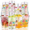 tmlfep 67 party decoration cups 67 Ice Cream Drip Plastic Cups, 50pcs 12 oz 67 Meme theme Ice Cream Drip Disposable Cups for for Birthday Baseball