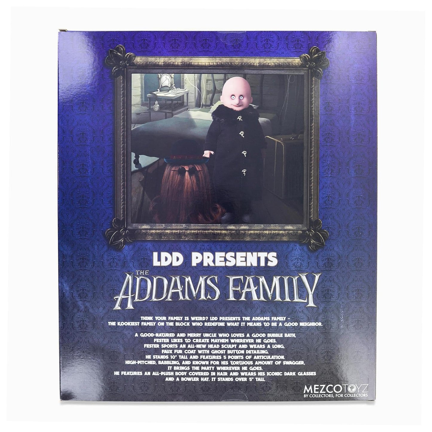 Living Dead Dolls Addams Family Uncle Fester & IT Doll Set