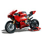 LEGO 42107 Technic Ducati Panigale V4 R Motorbike, Collectible Superbike Display Model Building Kit with Gearbox and Working Suspension, Gift Idea, 10