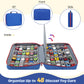 KISLANE Car Storage Case Organizer for 48 Vehicles - Portable 1:64 Scale Die-Cast Collection Carrying Case with Elastic Slots, Travel Storage Bag for