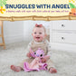 Kids Preferred Disney Baby Lilo and Stitch 12 Inch Angel Plush Newborn Toddler Baby Blanket Lovey, Snuggle Toy Stuffed Animal Baby Blankets for Girls