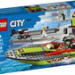 LEGO City Race Boat Transporter 60254 Race Boat Toy, Fun Building Set for Kids (238 Pieces)