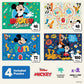Disney Mickey Mouse 4 Pack Multipack Jigsaw Puzzlesor Kids Ages 3-6+