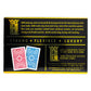 KEM Arrow Red and Blue Plastic Playing Cards, Standard Index, Bridge Size, Premium, Casino Grade Poker, 2 Decks