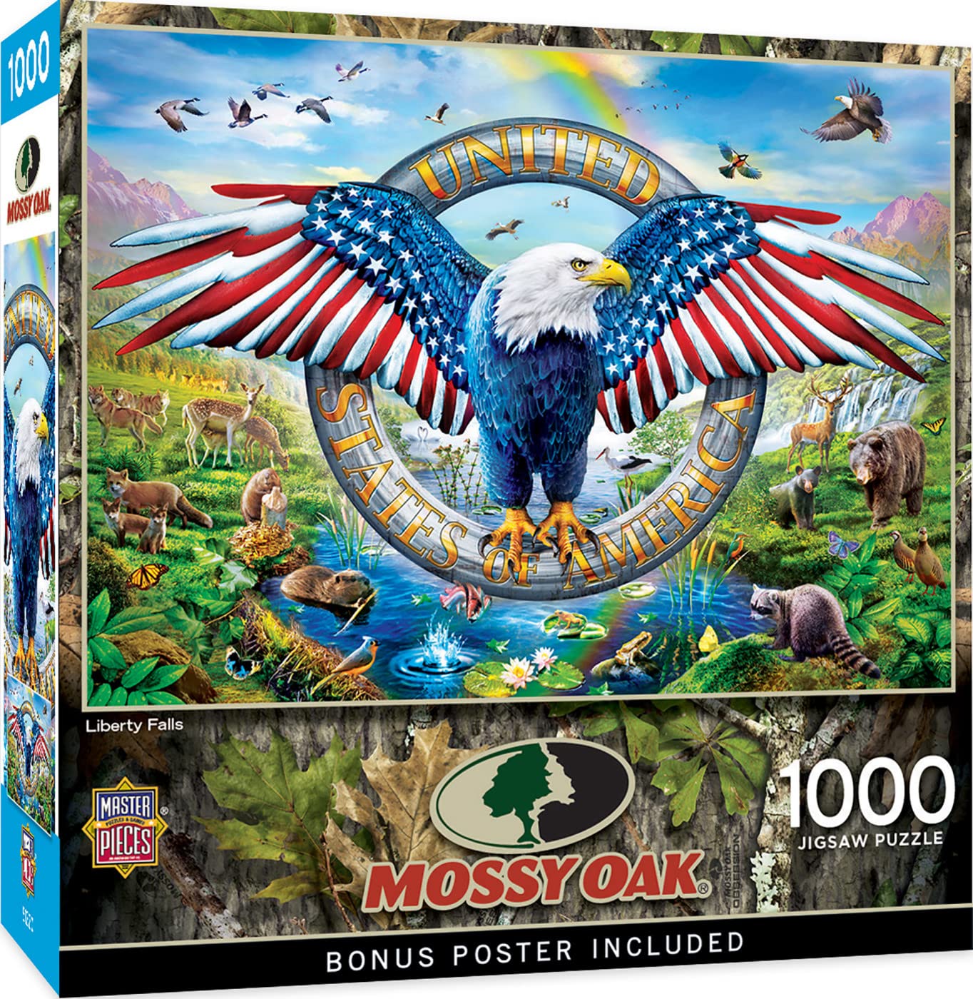 MasterPieces 1000 Piece Jigsaw Puzzle for Adults, Family, Or Youth - Liberty Falls - 19.25"x26.75"