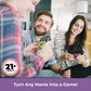 FITZ Cinemantics Adult Party Game - Turn Any Movie into a Game with Hilarious Cards and Fast Gameplay - Rated R Version for Ages 17+, 2+ Players, 30