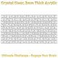 Funwares ImPuzzable Clear Acrylic Puzzle, 200 Pieces, Impossible Jigsaw