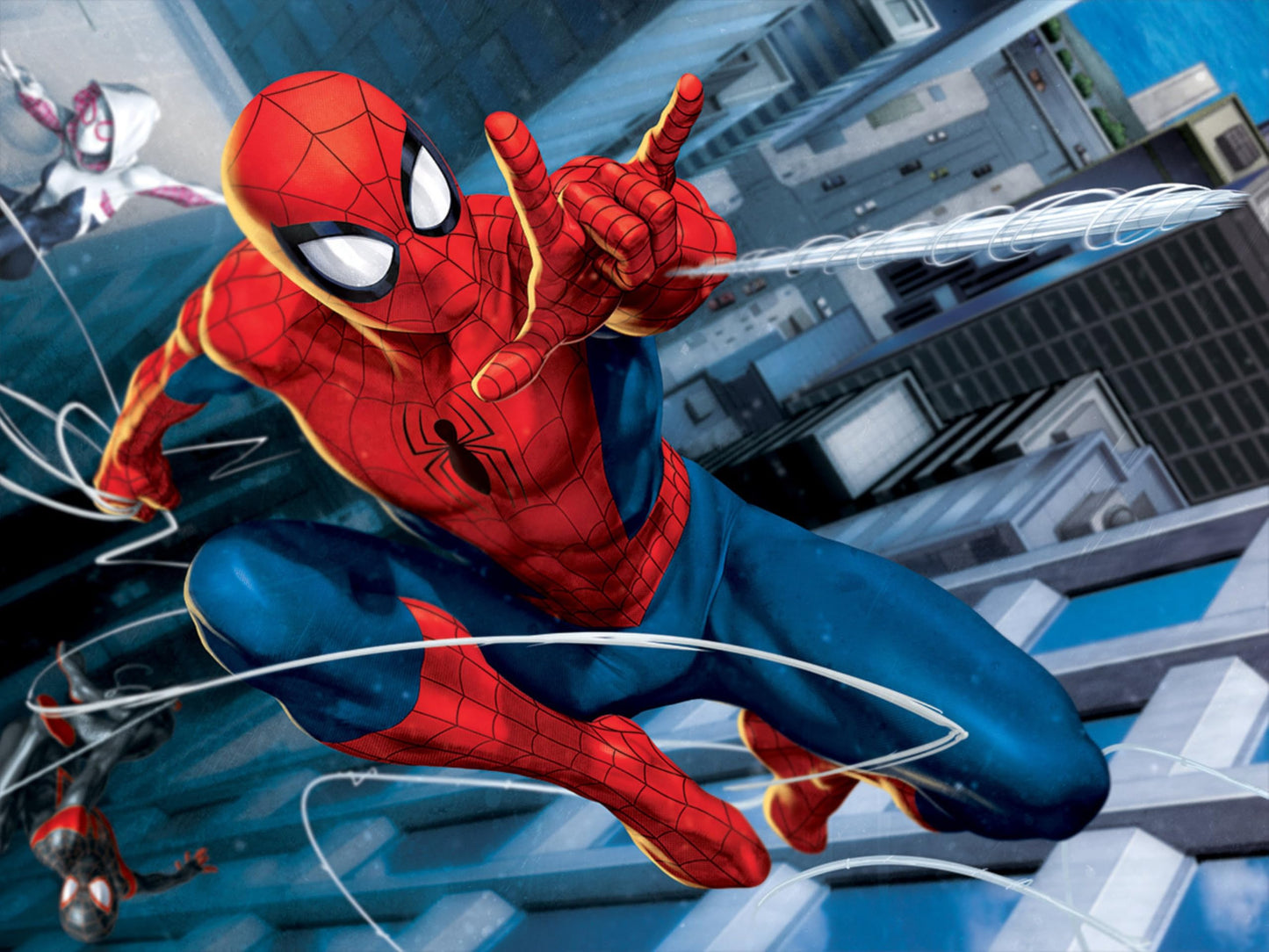 Prime 3D Marvel Spider-Man Double-Sided Puzzle - 500 Piece 3D/2D Lenticular Jigsaw for Adults & Kids, 24"x18" Motion-Depth Activity, Official