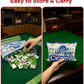 CIGOCIVI 166 American Mahjong Tiles Only with Portable Bag & 3 Dice, 1.2" Mahjong Set for Party, Gift for Friends or Family (Blue)