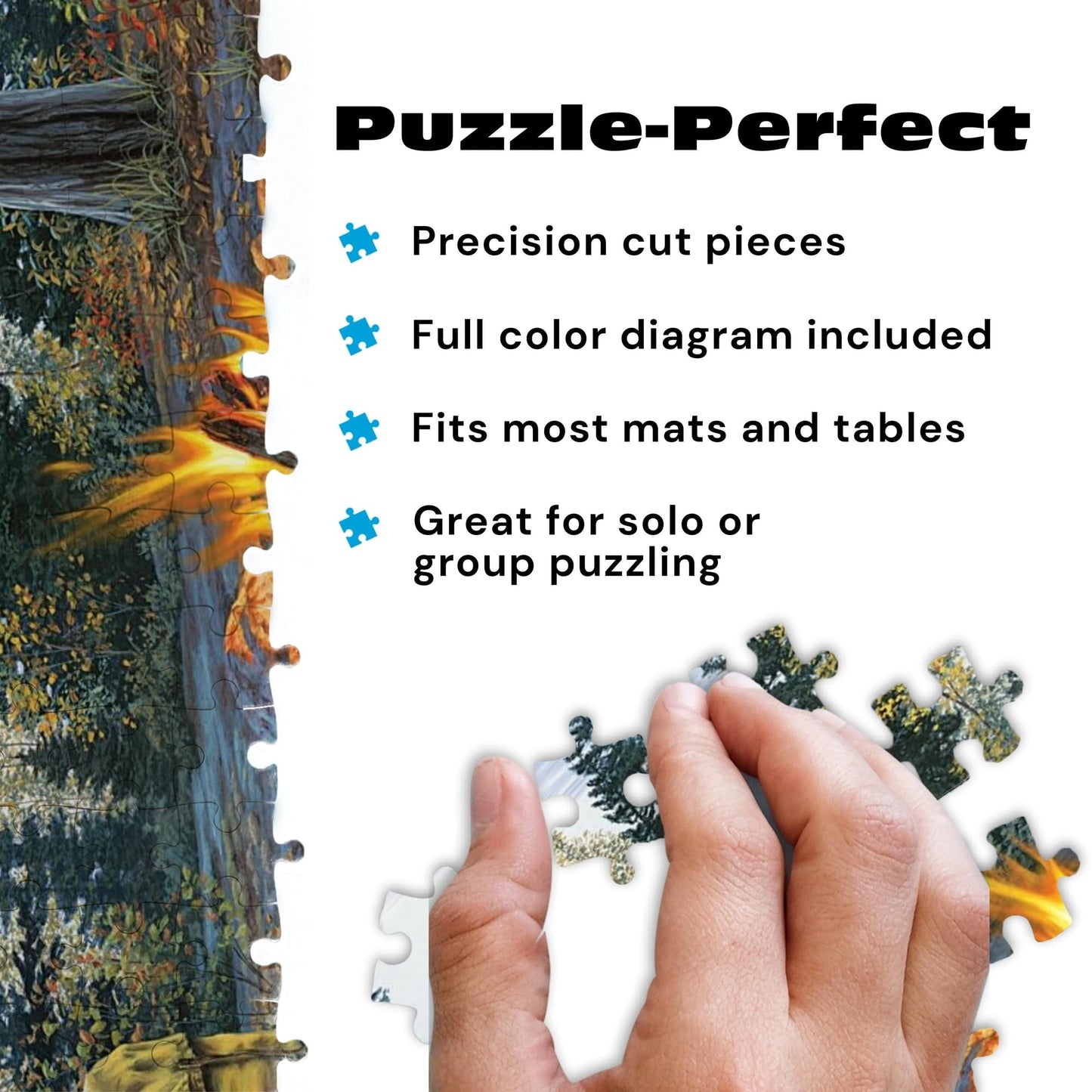Buffalo Games Darrell Bush, Room with a View, 1000 Piece Puzzle for Adults