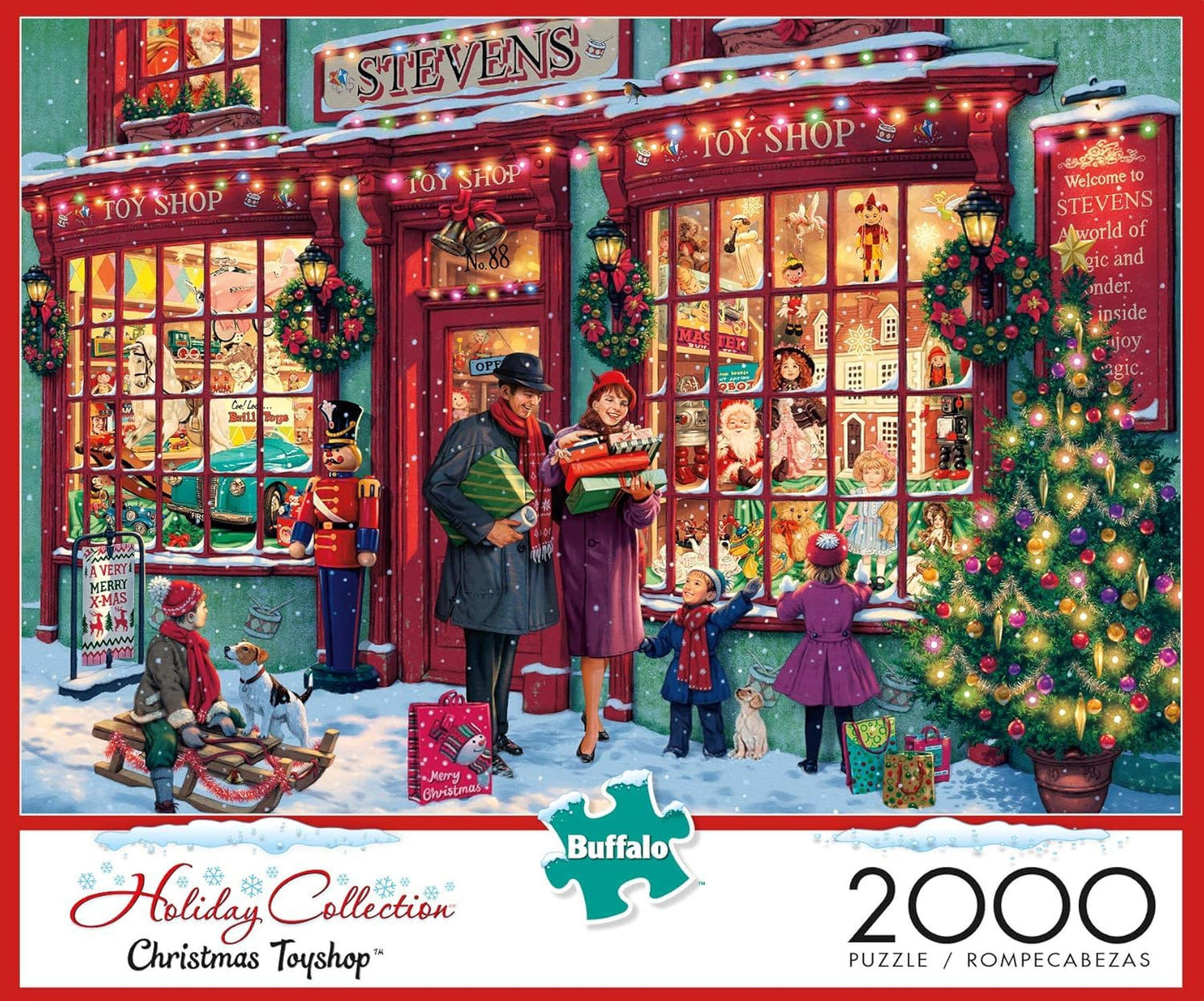 Buffalo Games - Christmas Toyshop - 2000 Piece Jigsaw Puzzle for Adults