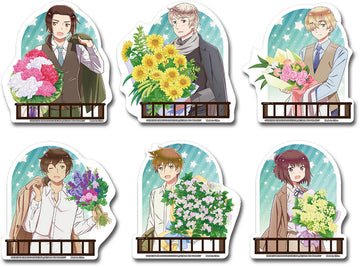 Hetalia Season 7 - Character Flower Sticker Set Die-Cut 2
