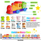 Toddler Learning Toys for 1 2 3 Year Old, Farm Animal Train Set with Counting Sorting Matching, 10 Farm Animals, Finger Puppets & Barns, Easter