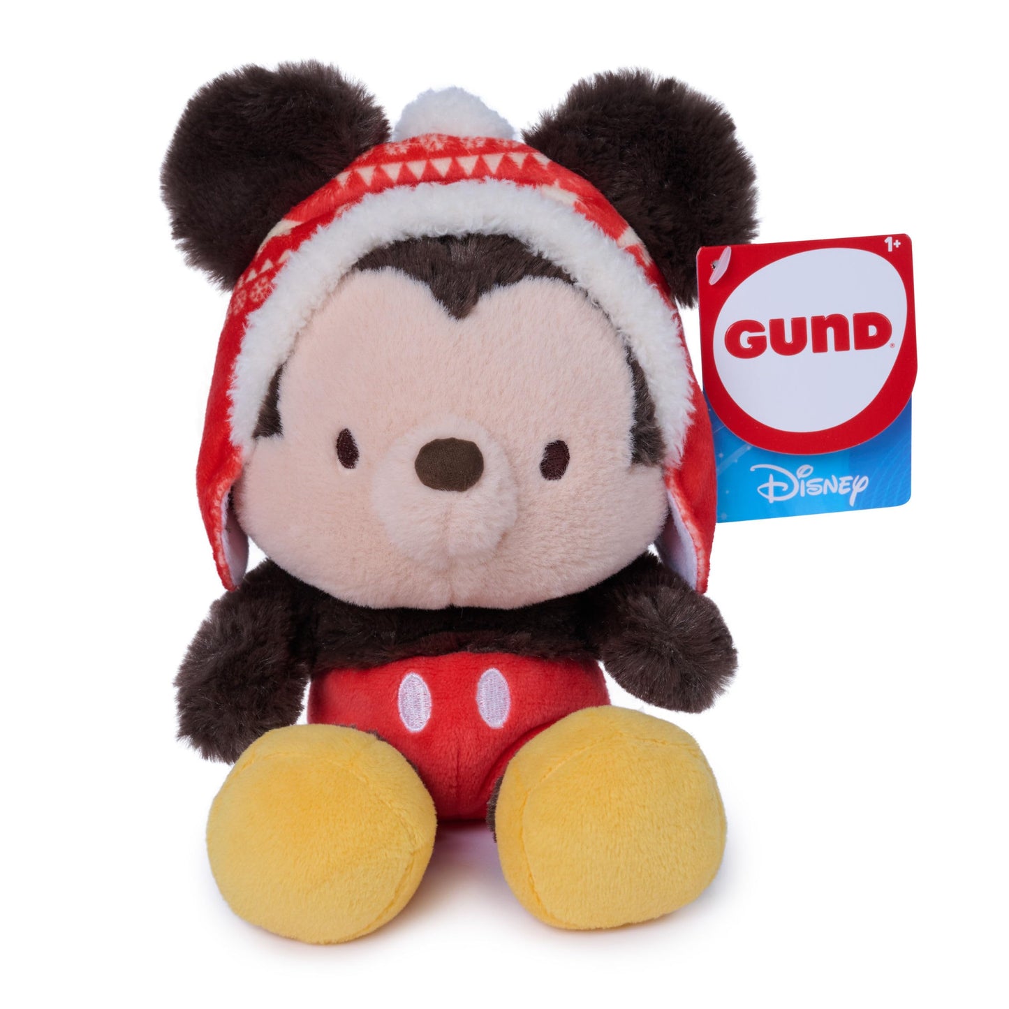 GUND Disney Mickey Mouse Kai Bear Plush with Winter Outfit for Ages 1+