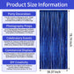 Picoway 4 Pack Foil Fringe Tinsel Backdrop Curtains, Birthday Engagement Bachelorette Party Decorations, Photo Booth Props Door Streamers Curtain