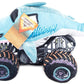 Jay Franco Monster Jam Plush Stuffed Megalodon Pillow Buddy - Super Soft Polyester Microfiber, 16 inches