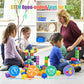 48PCS Magnetic Blocks - 1.38 inch Building Blocks for Toddlers, STEM Building Toy for Kids, Montessori Toys for 3 4 5 6+ Year Old, Magnet Sensory