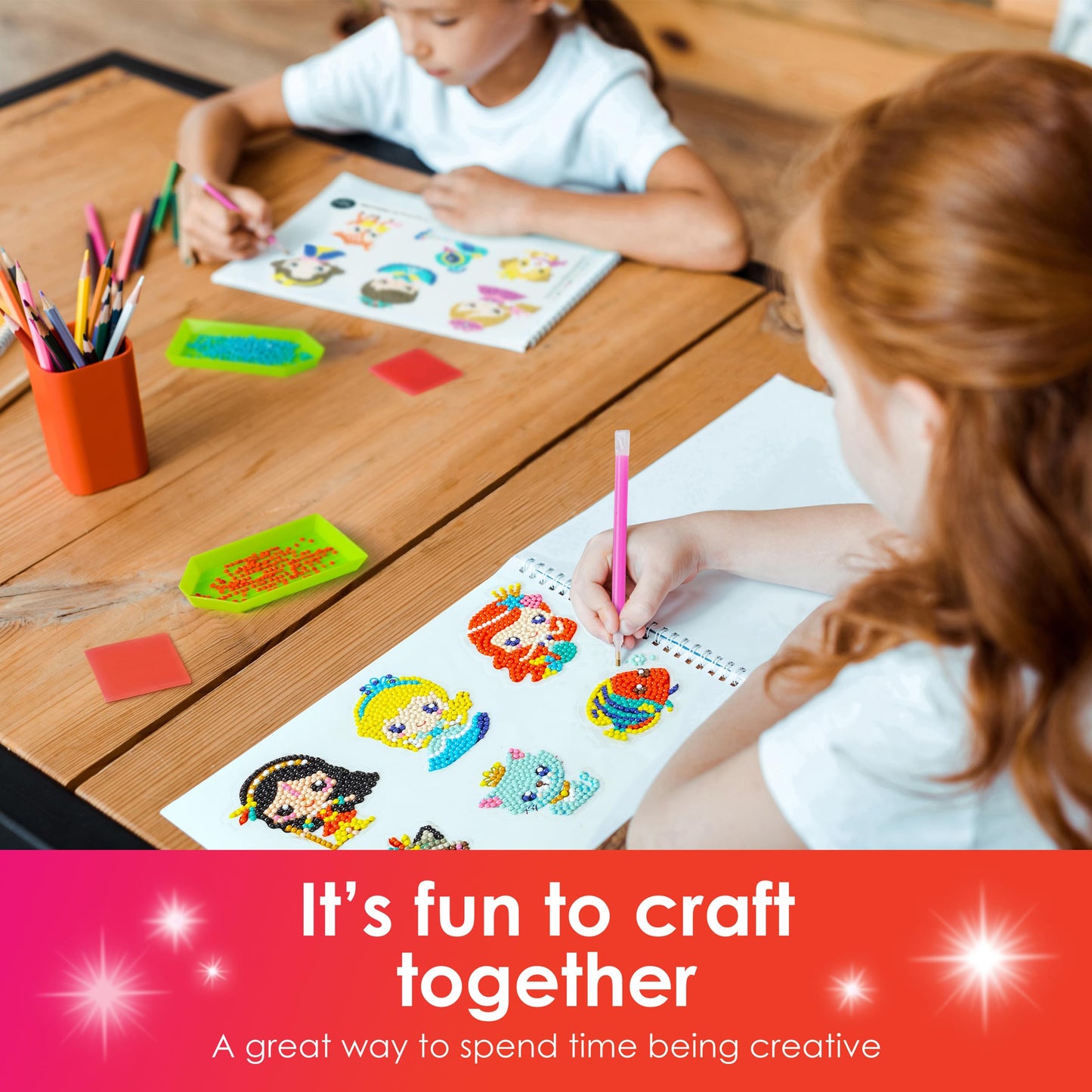 Halmolife Diamond Art Kits for Kids Boys and Girls Ages 6-8-10-12 Easy to DIY Creative Diamond Art Sticker Craft by Numbers Kits for Kids and Adult