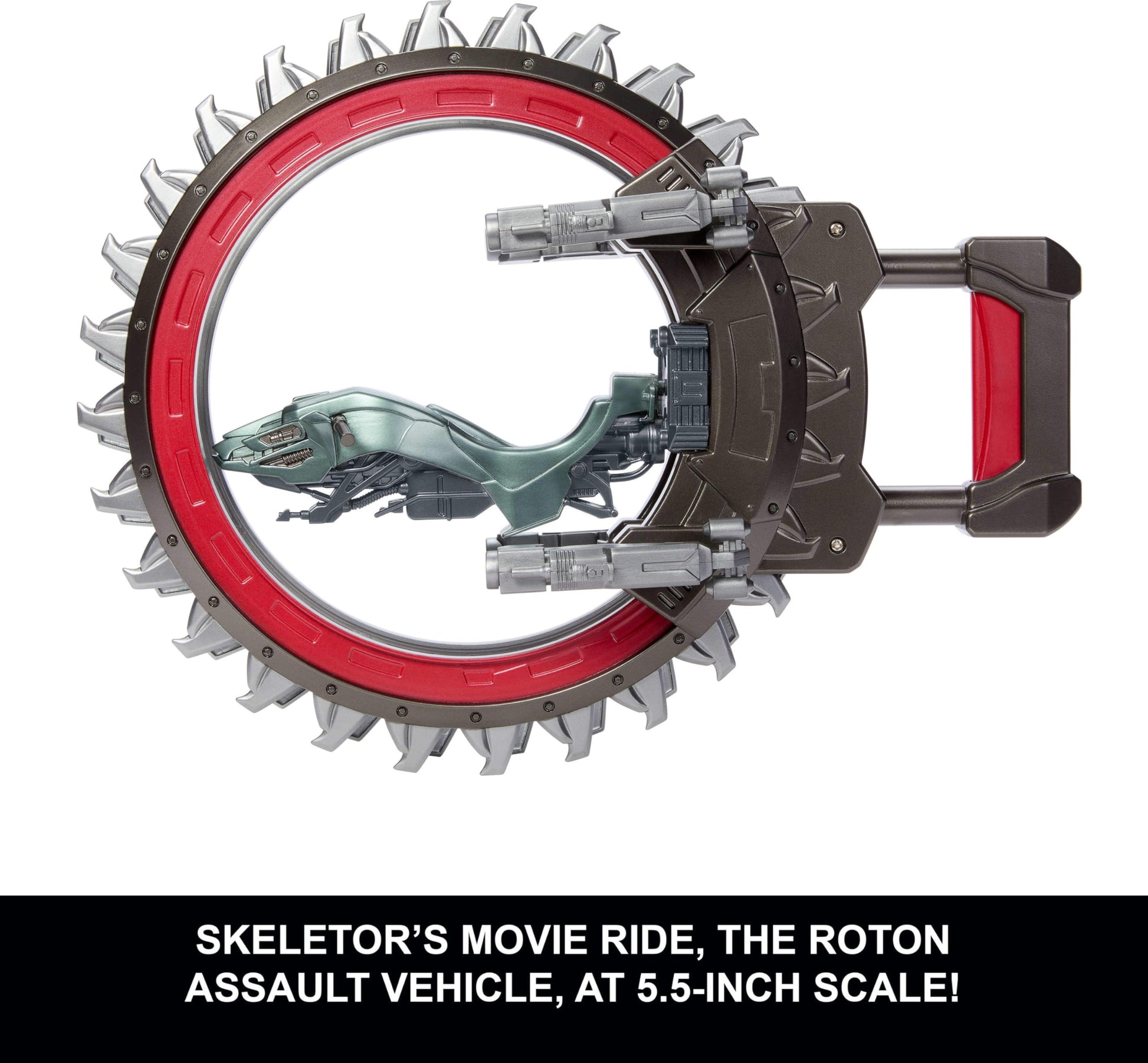 Masters of the Universe 2026 Movie Roton Vehicle 5.5 Inch Scale, 2 Rotating Blades & Blasters with 4 Projectiles, Fits Origins Figures