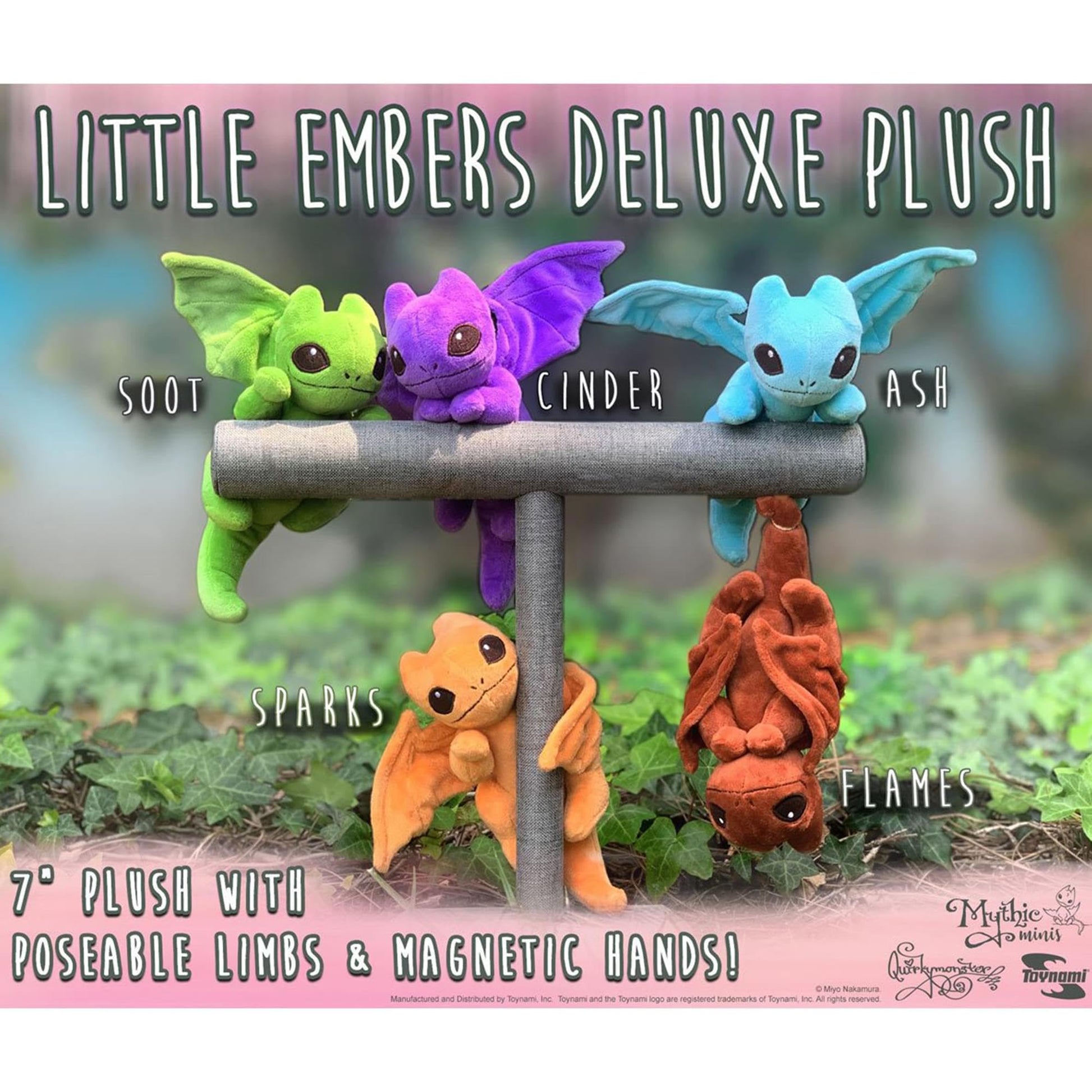 Toynami Miyo's Mystic Musings Little Embers Deluxe 7-Inch Plush Dragon (Gold)