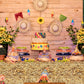 4Pcs Straw Tablecovers, Westtern Theme Birthday Tablecloths Plastic Farm Hay Table Cloths for Cowboy Western Party Supplies Farm, Hawaiian Luau, Hay