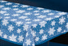 Amscan Clear Snowflake Plastic Table Cover - 54" x 108" (1 Pc) - Perfect for Winter Parties & Events