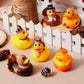 JOYIN 18PCS Thanksgiving Rubber Ducks for Boys Girls Kids & Toddlers, Thanksgiving Party Favor Gifts, Rubber Ducky Bath Toys, Kids Fun Bath Duck Toys