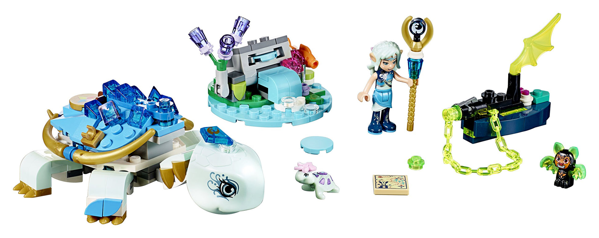 LEGO Elves Naida & the Water Turtle Ambush 41191 Building Kit (205 Pieces)