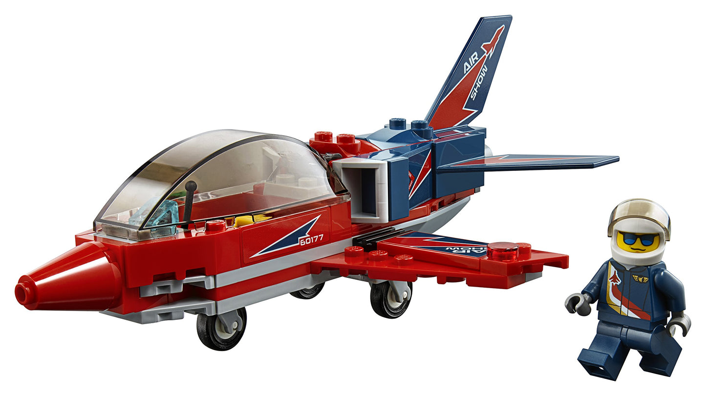 LEGO City Airshow Jet 60177 Building Kit (87 Piece)