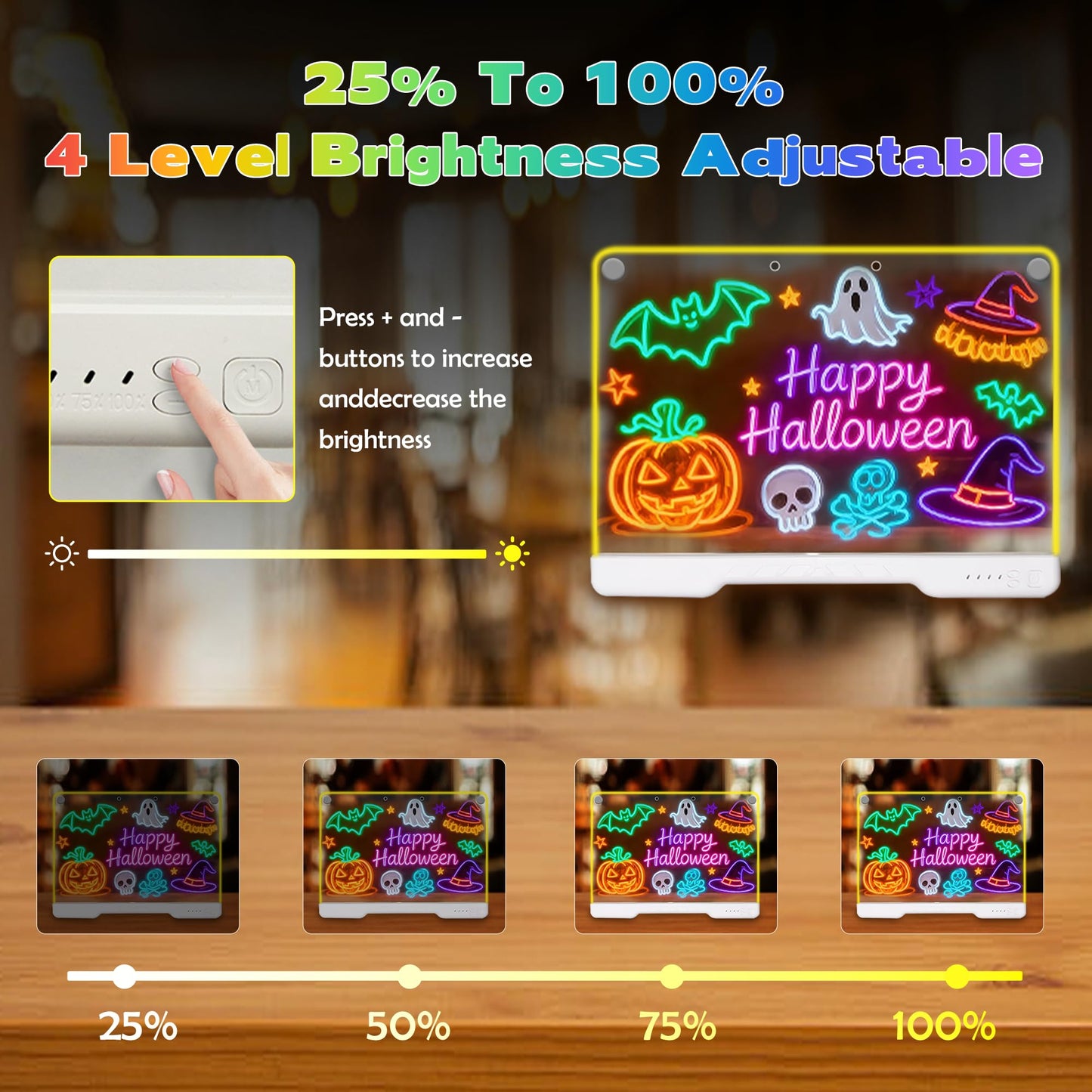 16-Inch LED Drawing Board for Kids, Light Up Drawing Tablet & Tracing Pad, Rechargeable Reusable Art Board Toy, Birthday Gifts for Girls Boys Ages
