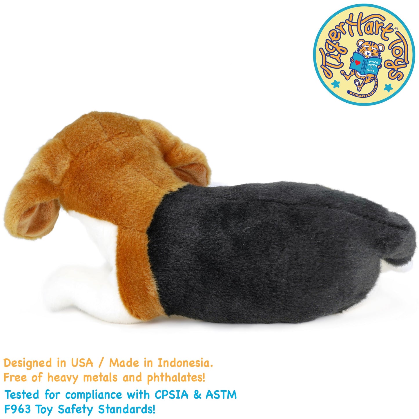 TigerHart Burkham The Beagle - 14 Inch Stuffed Animal Plush