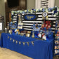 3 Pcs Graduation Table Centerpieces - Balloon Weight Centerpieces Blue Glitter Foil Graduate Cap Centerpieces for 2026 Graduation Party Table